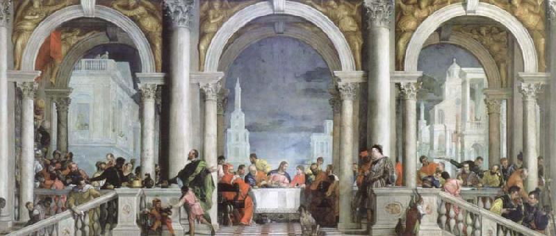 Paolo Veronese feast in the house of levi Sweden oil painting art